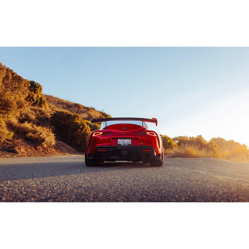 ADRO Toyota GR Supra AT-R2 Carbon Fiber Swan Neck Wing - Los Santos Customs