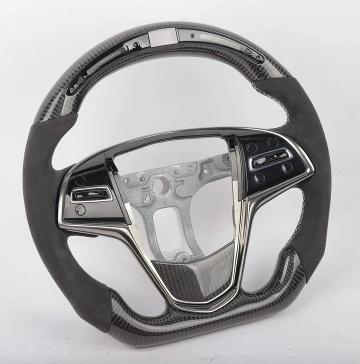 Cadillac ATS-V and CTS-V (2016-2019) Custom Carbon Fiber Steering - Los Santos Customs