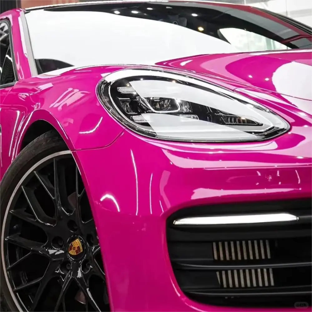 Super Gloss Crystal Beetroot Red Car Vinyl Wrap - Los Santos Customs