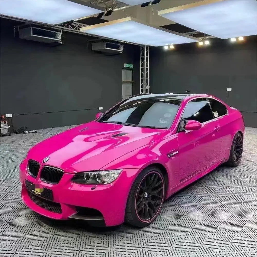 Super Gloss Crystal Beetroot Red Car Vinyl Wrap - Los Santos Customs