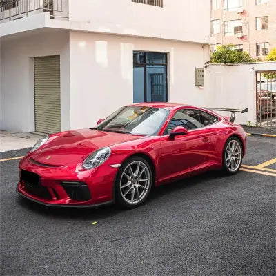 Ultra Glossy Metallic Vampire Red Car Vinyl Wrap - Los Santos Customs