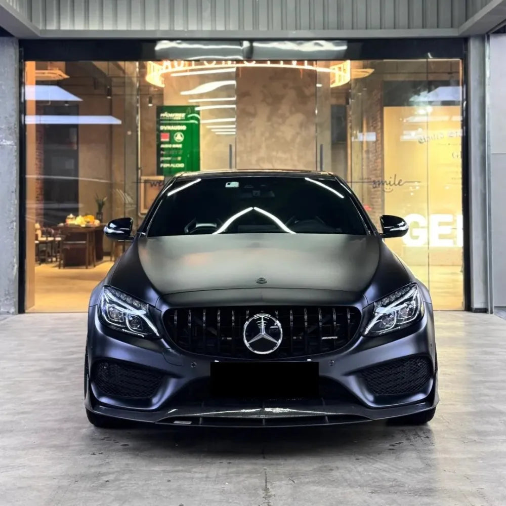 Matte Deep Black Car Vinyl Wrap - Los Santos Customs