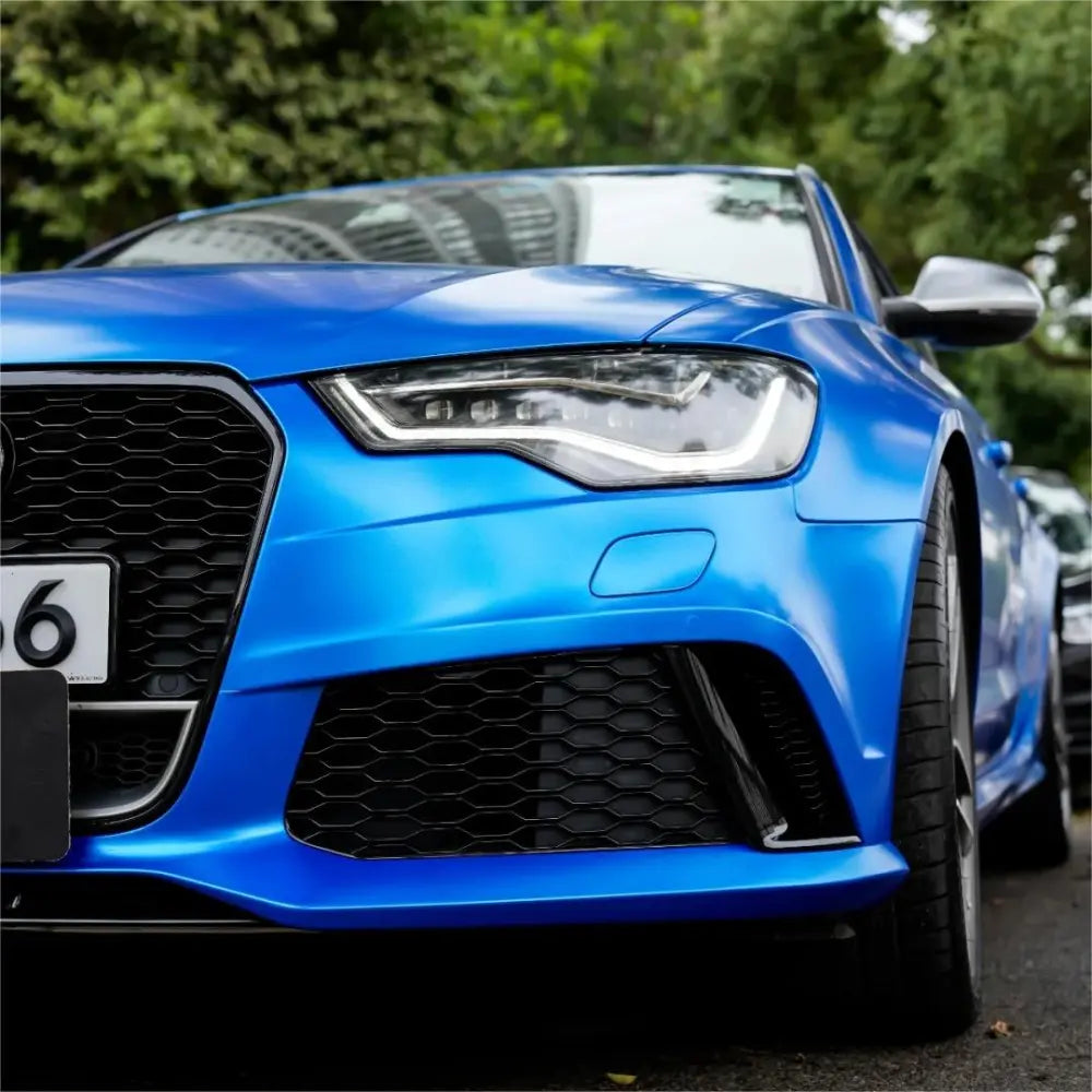 Matte Metallic Diamond Blue Car Vinyl Wrap - Los Santos Customs