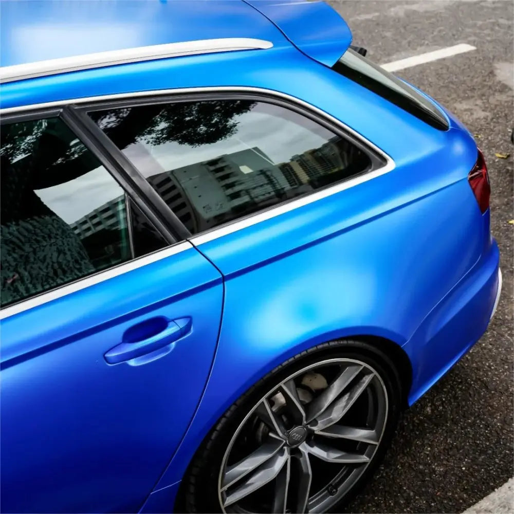 Matte Metallic Diamond Blue Car Vinyl Wrap - Los Santos Customs
