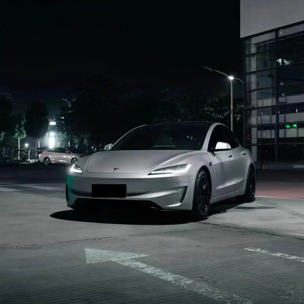 Matte Metallic Satin Silver Car Vinyl Wrap - Los Santos Customs