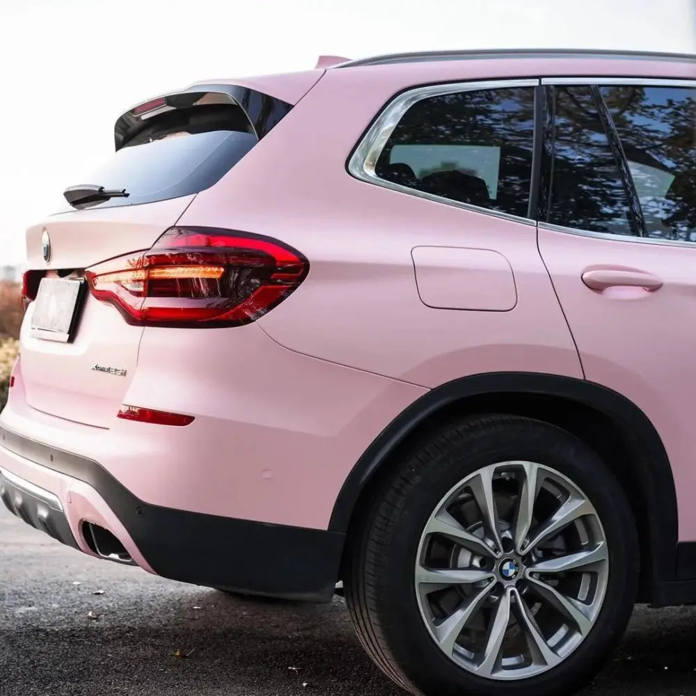 Matte Rose Pink Car Vinyl Wrap - Los Santos Customs
