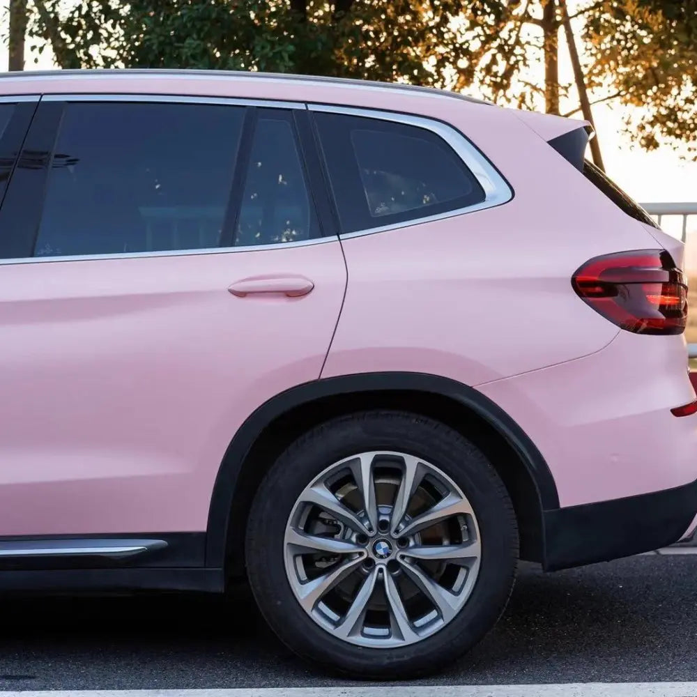 Matte Rose Pink Car Vinyl Wrap - Los Santos Customs