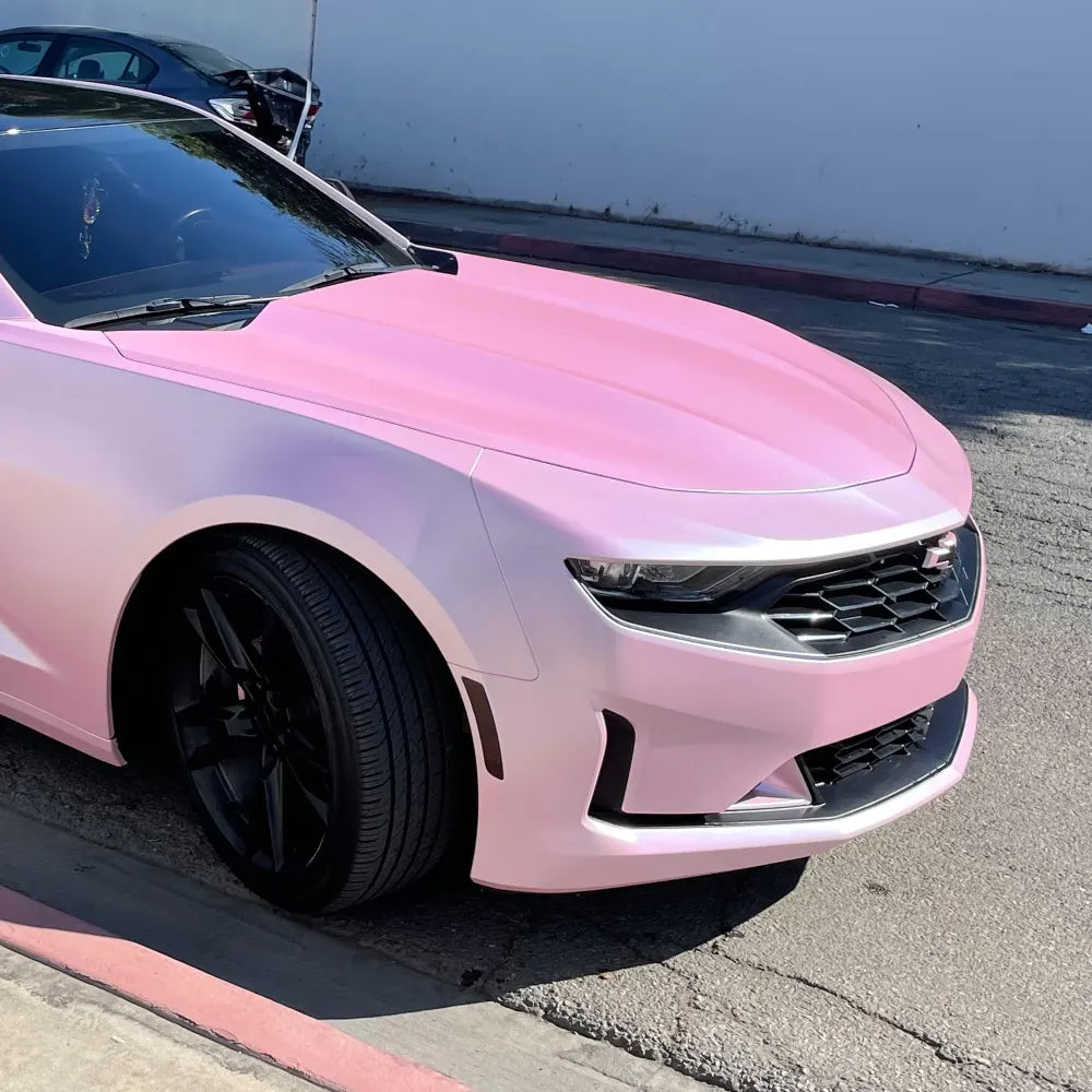 Matte Metallic Pearl Pink Car Vinyl Wrap - Los Santos Customs