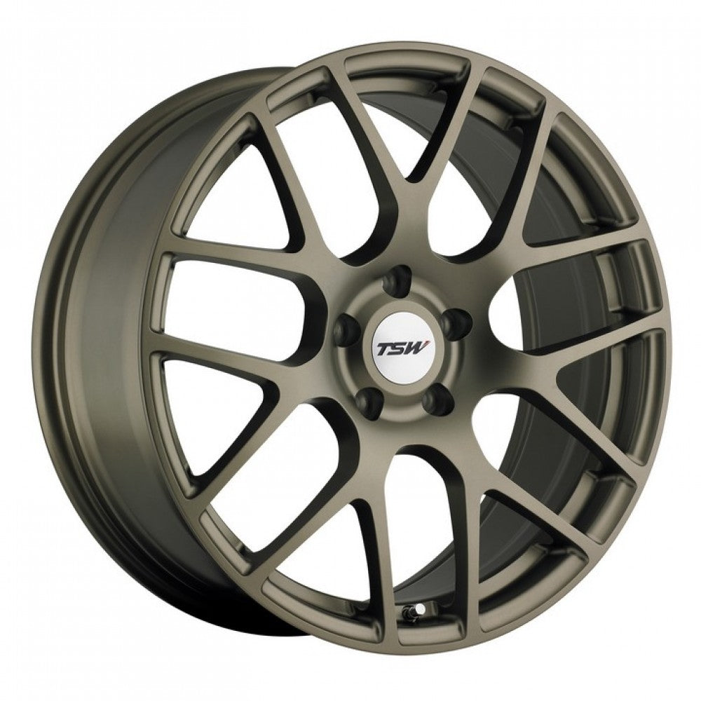 TSW Nurburgring Matte Bronze Wheel (18" x 8", +35 Offset, 5x120 Bolt Pattern, 76.1 mm Hub) - Los Santos Customs