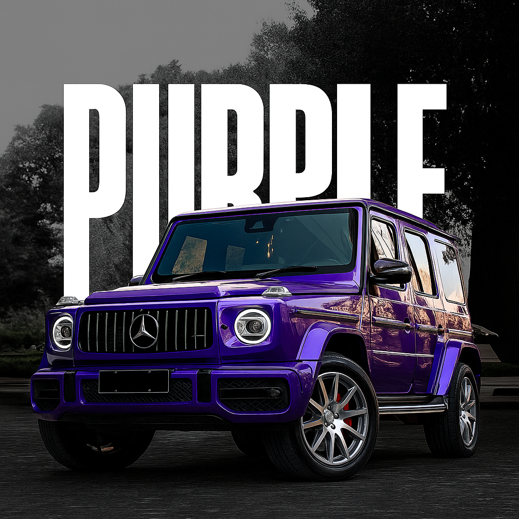 PURPLE VINYL WRAP
