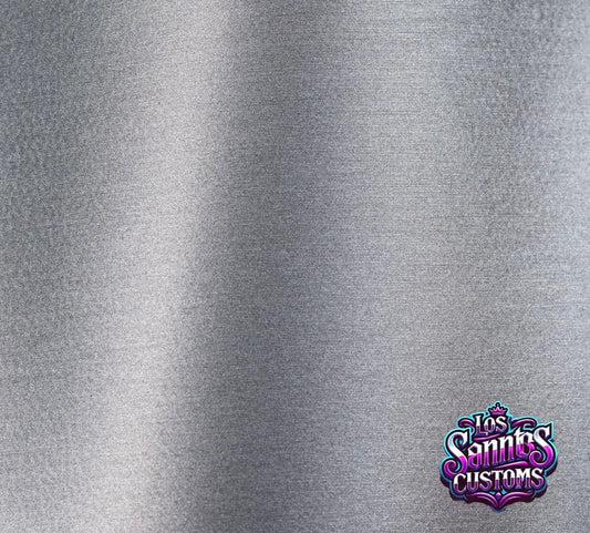 Brushed Silver Wrap Vinyl - Los Santos Customs