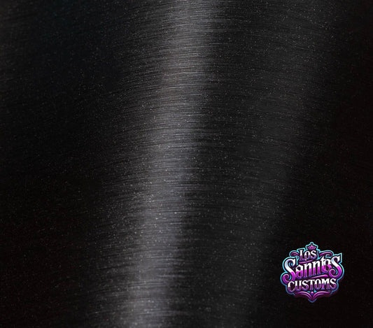 Brushed Dark Black Wrap vinyl - Los Santos Customs