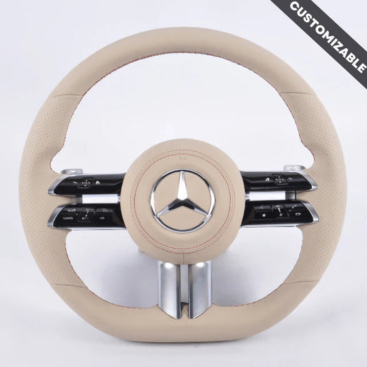 2022+ Mercedes AMG Custom Carbon Fiber Steering Wheel - Los Santos Customs