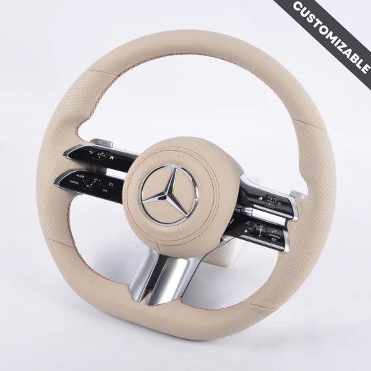 2022+ Mercedes AMG Custom Carbon Fiber Steering Wheel - Los Santos Customs