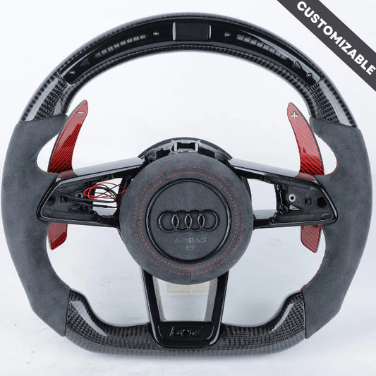 Audi R8/TTRS (2014-2024) Custom Carbon Fiber Steering Wheel - Los Santos Customs
