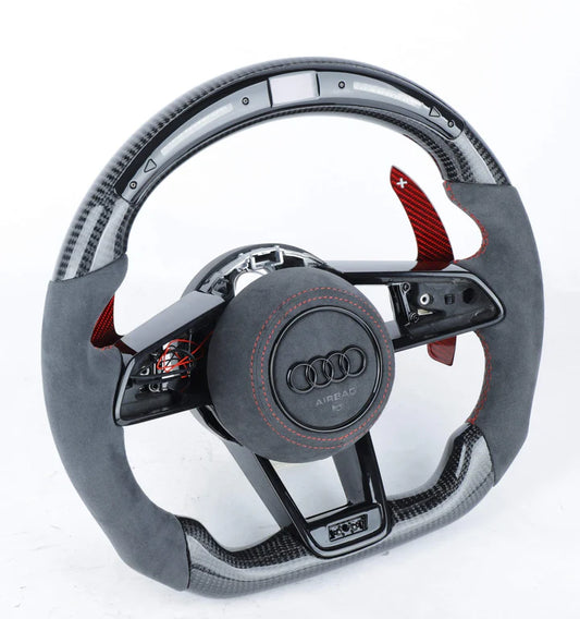 Audi R8/TTRS (2014-2024) Custom Carbon Fiber Steering Wheel - Los Santos Customs