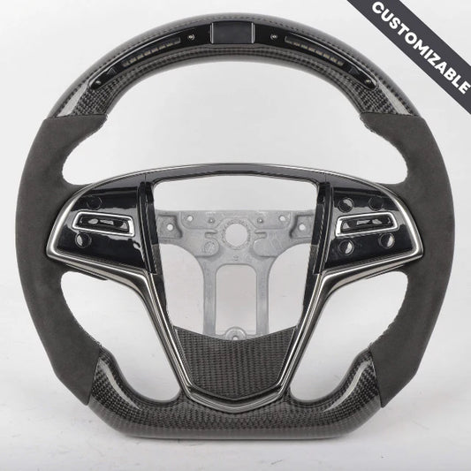 Cadillac ATS-V and CTS-V (2016-2019) Custom Carbon Fiber Steering - Los Santos Customs