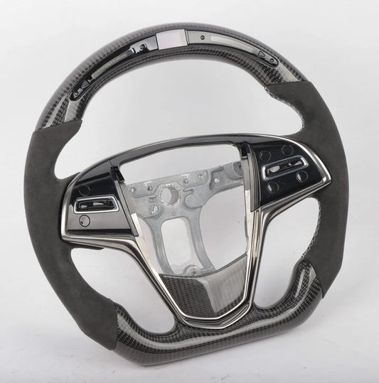 Cadillac ATS-V and CTS-V (2016-2019) Custom Carbon Fiber Steering - Los Santos Customs