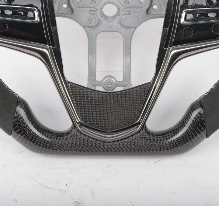 Cadillac ATS-V and CTS-V (2016-2019) Custom Carbon Fiber Steering - Los Santos Customs