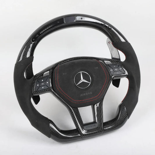 Mercedes W204, W212 C-E (2011-2015) Class Carbon Fiber Steering Wheel - Los Santos Customs