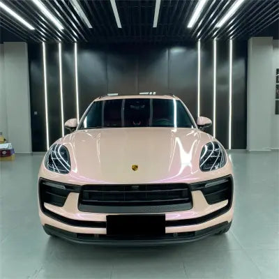 Super Gloss Crystal Rouge Pink Car Vinyl Wrap - Los Santos Customs