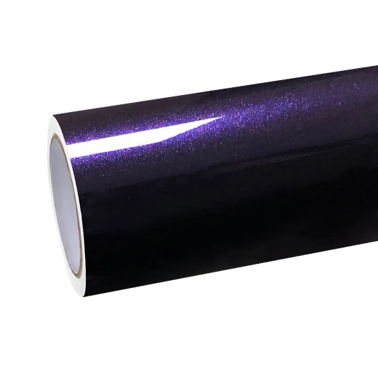 Gloss Metallic Dark Purple Car Vinyl Wrap - Los Santos Customs
