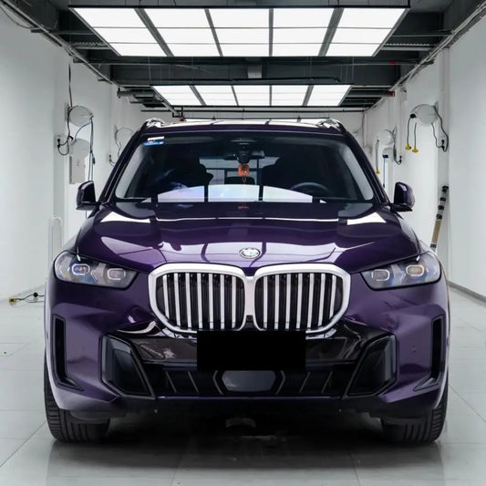 Gloss Metallic Dark Purple Car Vinyl Wrap - Los Santos Customs