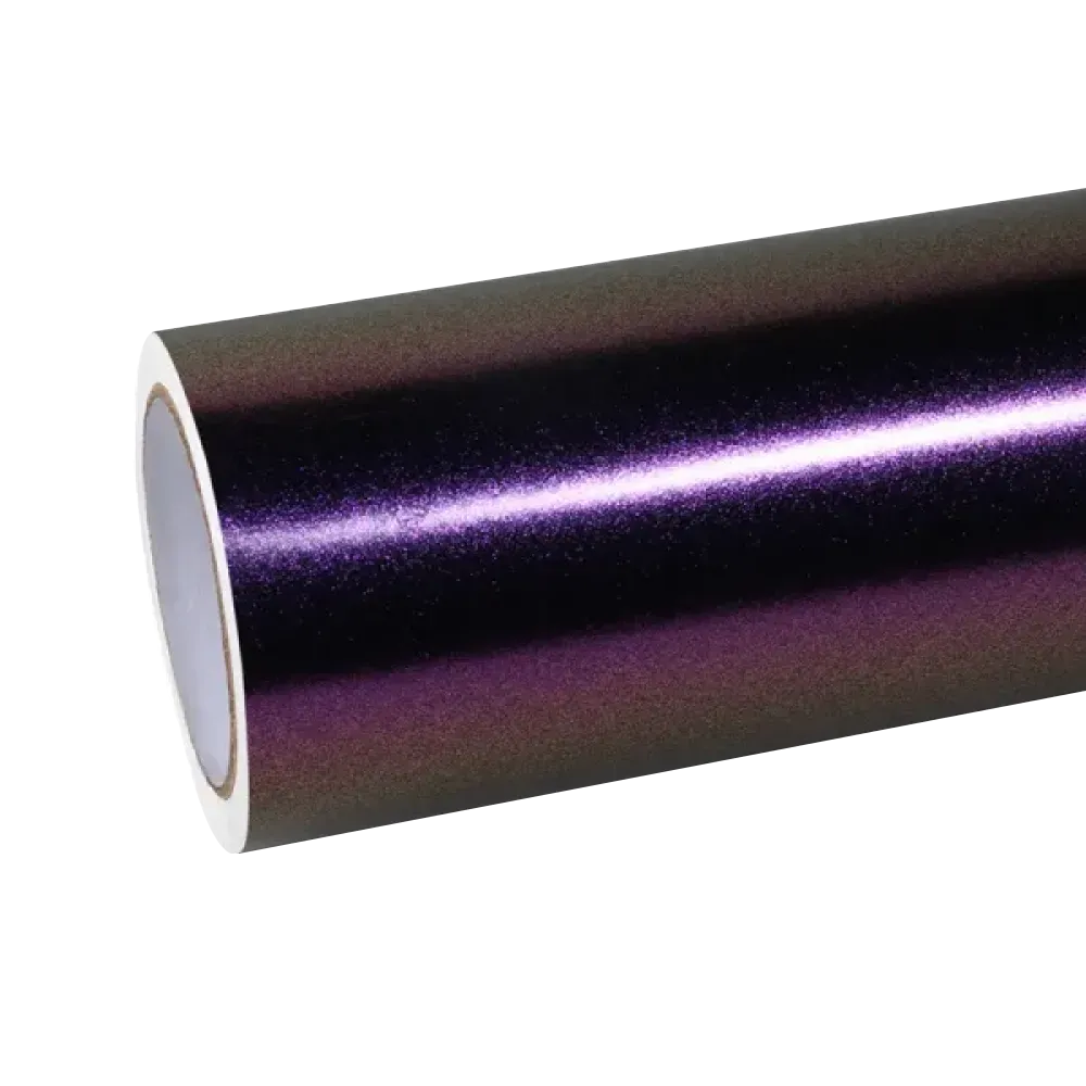 Matte Metallic Glitter Sparkle Purple Car Vinyl Wrap - Los Santos Customs