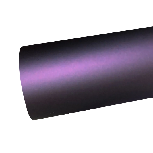 Matte Metallic Black Purple Car Vinyl Wrap - Los Santos Customs