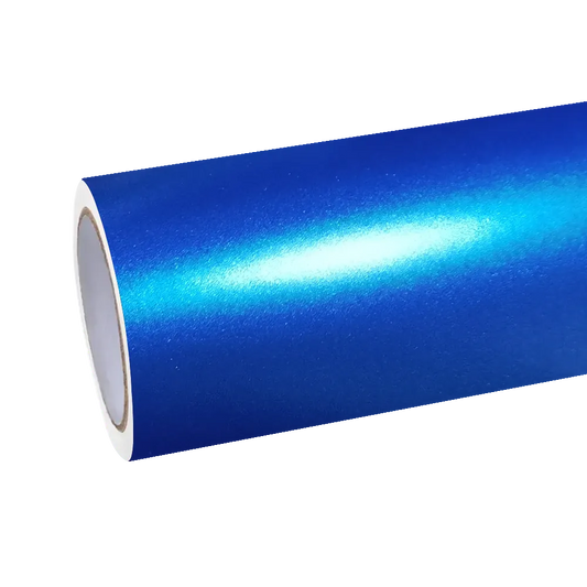 Matte Metallic Diamond Blue Car Vinyl Wrap - Los Santos Customs