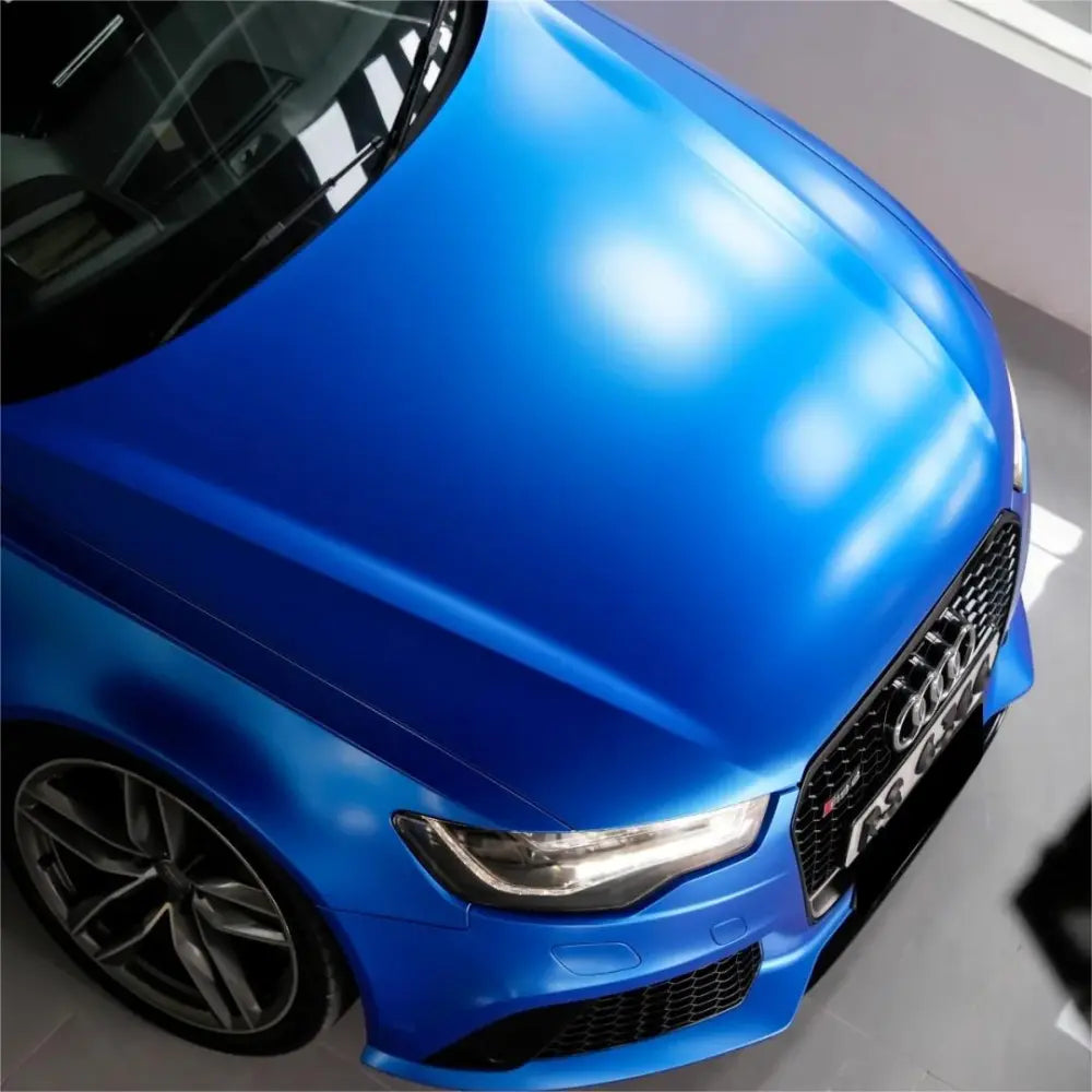 Matte Metallic Diamond Blue Car Vinyl Wrap - Los Santos Customs
