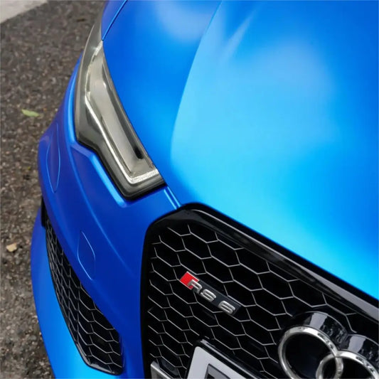 Matte Metallic Diamond Blue Car Vinyl Wrap - Los Santos Customs