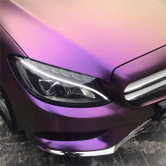 Matte Metallic Glitter Sparkle Purple Car Vinyl Wrap - Los Santos Customs