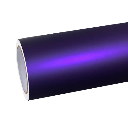 Super Chrome Metallic Purple Car Vinyl Wrap - Los Santos Customs