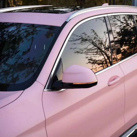 Matte Rose Pink Car Vinyl Wrap - Los Santos Customs