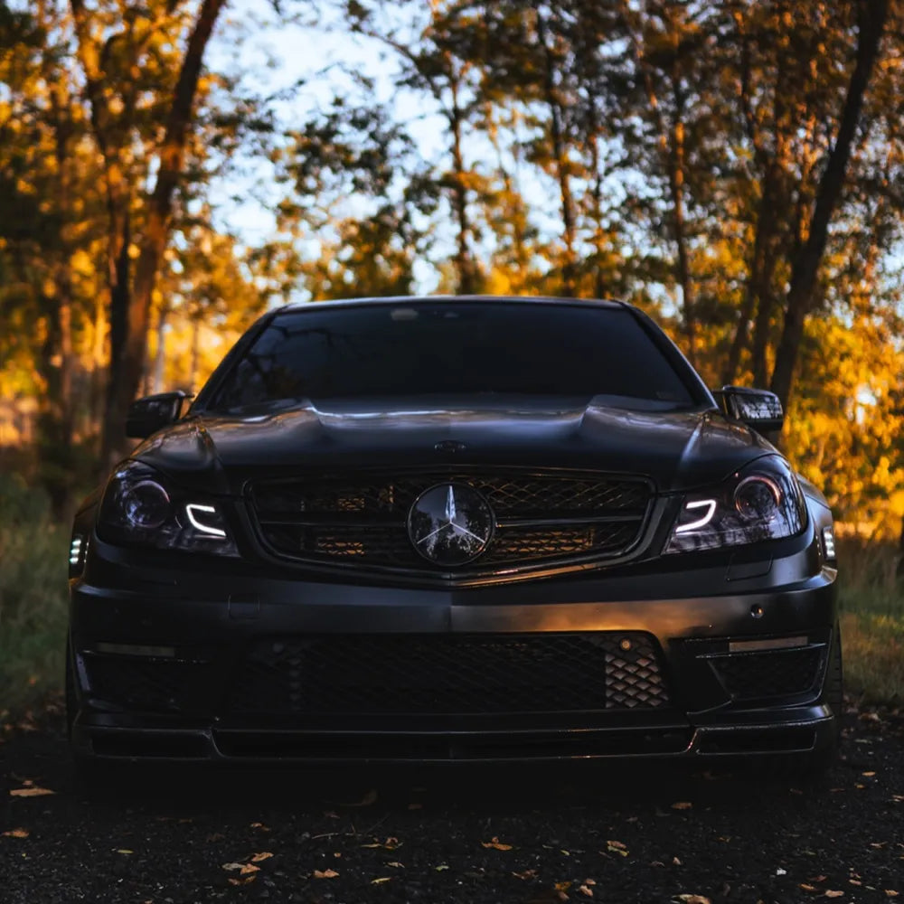 Matte Satin Black Ceramic Black Car Vinyl Wrap - Los Santos Customs