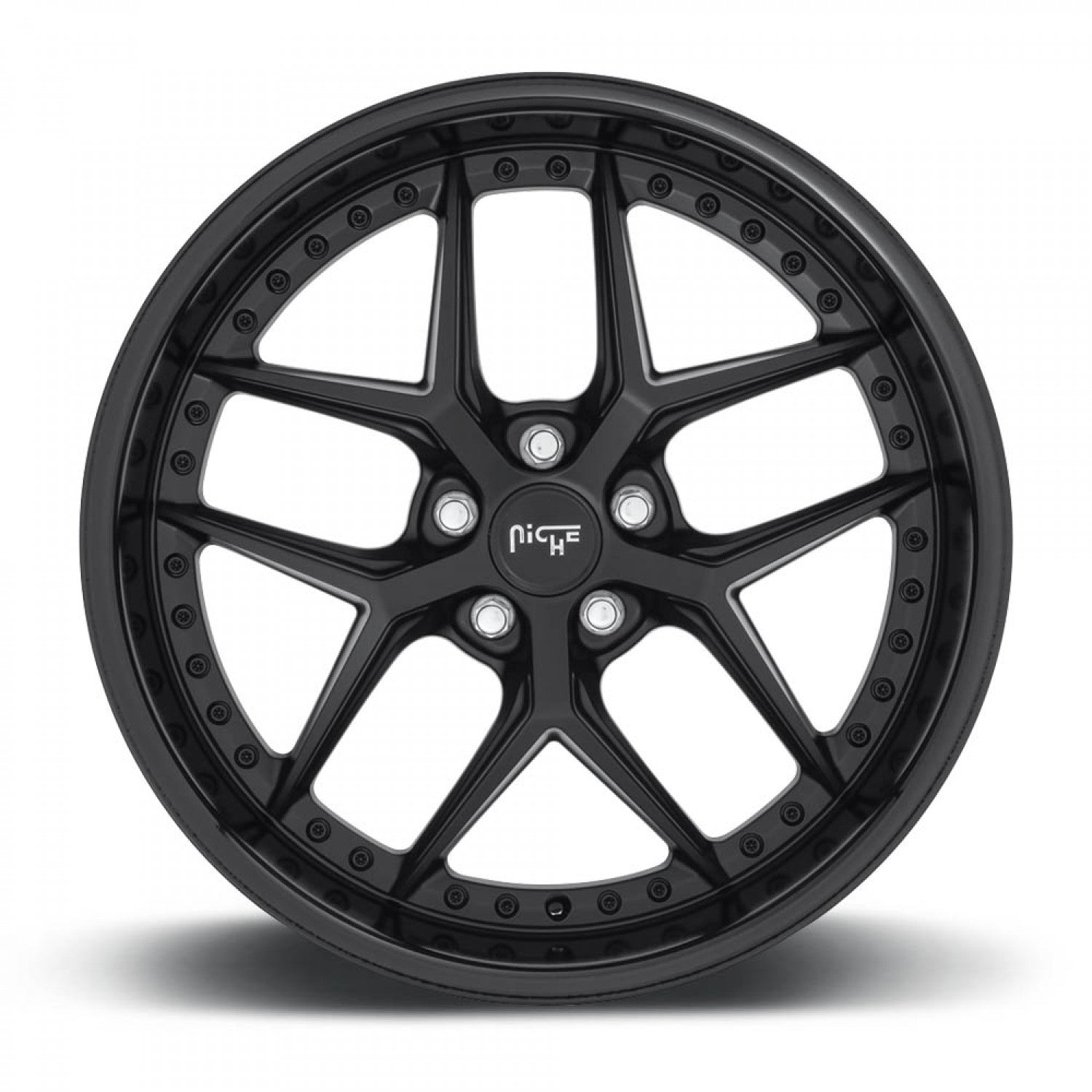 Niche M226 VICE GLOSS BLACK MATTE BLACK Wheel (20" x 10.5", +20 Offset, 5X115 Bolt Pattern, 71.5 mm Hub) - Los Santos Customs