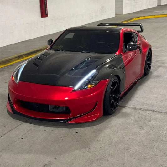 Ultra Glossy Metallic Vampire Red Car Vinyl Wrap - Los Santos Customs