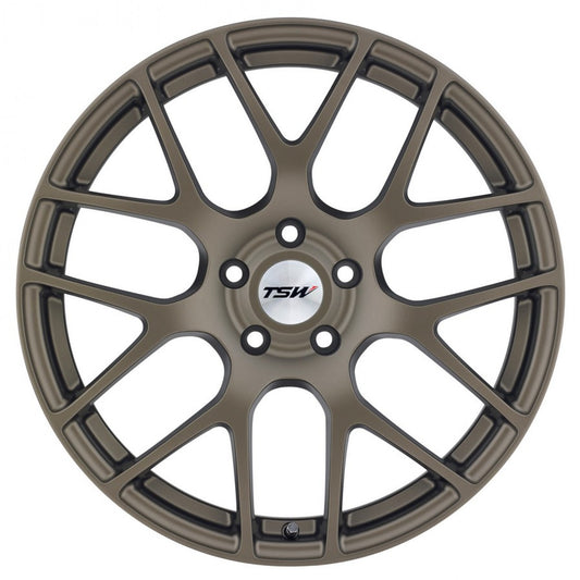TSW Nurburgring Matte Bronze Wheel (18" x 8", +35 Offset, 5x120 Bolt Pattern, 76.1 mm Hub) - Los Santos Customs